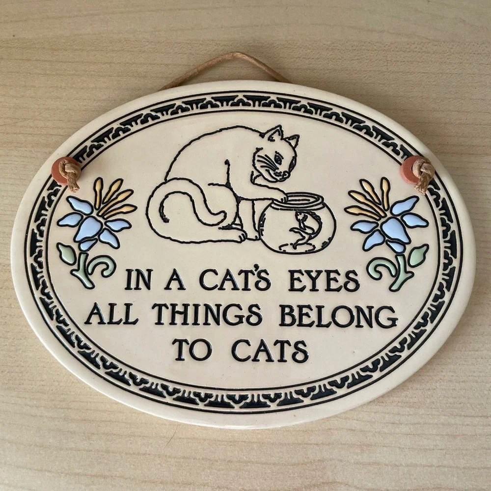Trinity Pottery Ceramic Wall Hanging Plaque 